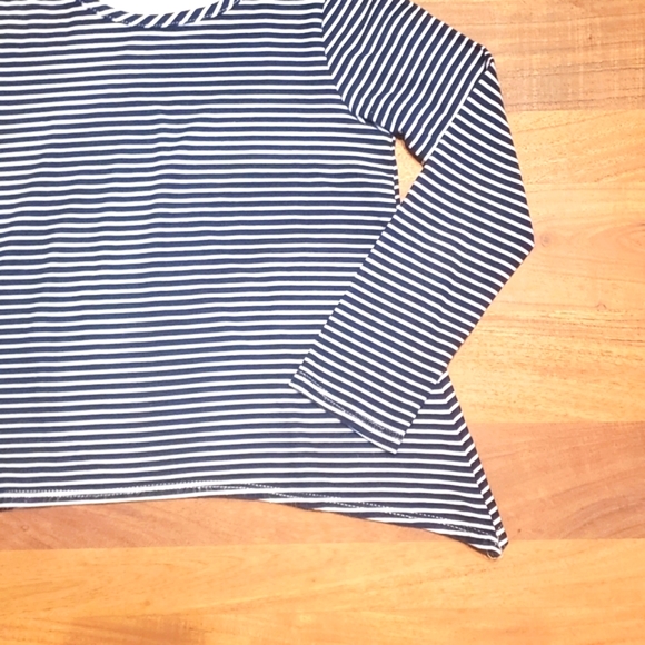 Btween long sleeve stripe girl top, size 6x - Picture 5 of 5